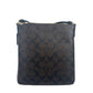 Rowan Mini Crossgrain Leather File Crossbody Bag Brown Black CF340