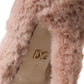 Light Pink Faux Fur Heels Pumps Shoes