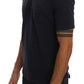 Chic Blue V-Neck Cotton Tee