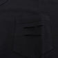 Chic Blue V-Neck Cotton Tee