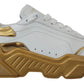 White Gold Low Top Daymaster Sneakers Shoes