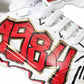 White Daymaster Hand Painted Sneakers Shoes