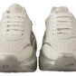 White Silver Leather Daymaster Women Sneakers Shoes