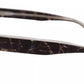 Black Plastic Full Rim Gray Mirror Lens DG4284-F Sunglasses