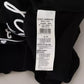 Black Polyester Crewneck Men Pullover Sweater