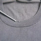 Black Wool Knit Crew Neck Pullover Sweater