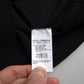Black Wool Knit Crew Neck Pullover Sweater