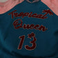 Blue Pink Tropical Queen Pullover Sweater