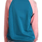 Blue Pink Tropical Queen Pullover Sweater