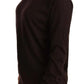 Brown Cashmere Turtle Neck Pullover Sweater