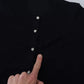 Black Button Down Cardigan Cashmere Sweater