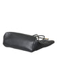 Black BEATRICE Leather Embellished Shopping Tote Bag