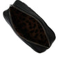 Black Leather Marsupio Quilting Love Belt Fanny Pack Bag