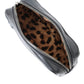 Black Leather Marsupio Quilting Love Belt Fanny Pack Bag