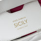 White Quilted Leather SICILY Hand Shoulder Purse Satchel Bag