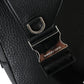 Black Calfskin Leather Logo Palermo Crossbody Bag