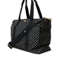 Black Polka Dot Changing Mat Baby Duffle Bag