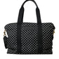 Black Polka Dot Changing Mat Baby Duffle Bag