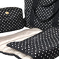Black Polka Dot Changing Mat Baby Duffle Bag
