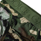 Green Camouflage Logo Cotton Mid Slip Underwear
