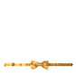 Yellow Silk Adjustable Neck Men Bow Tie