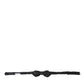 Black Silk Adjustable Neck Men Bow Tie
