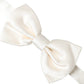 Off White Silk Adjustable Neck Men Bow Tie