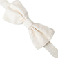 Off White Silk Adjustable Neck Men Bow Tie