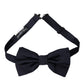 Black Silk Adjustable Neck Men Bow Tie