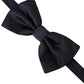Black Silk Adjustable Neck Men Bow Tie