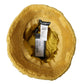 Yellow Fluffy Fleece Fur Bucket Hat Men