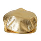 Metallic Gold Polyester Newsboy Hat Men