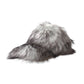 Black White Faux Fur Baseball Hat Men