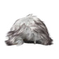 Black White Faux Fur Baseball Hat Men