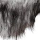 Black White Faux Fur Baseball Hat Men