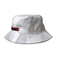 White Camouflage Cotton Bucket Hat Men