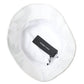 White Camouflage Cotton Bucket Hat Men