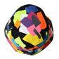 Multicolor Sticky Notes Logo Bucket Hat Men