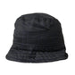 Black Wool Blend Cap Bucket Hat Men