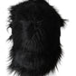 Black Faux Fur Cap Baseball Hat Men