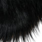 Black Faux Fur Cap Baseball Hat Men
