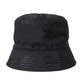 Black Cotton Blend Logo Bucket Hat Men
