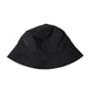 Black Cotton Blend Logo Bucket Hat Men