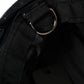 Black Quilted Faux Leather Bucket Hat Men