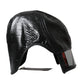 Black Leather Helmet Visor Bucket Hat Men