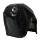 Black Leather Helmet Visor Bucket Hat Men