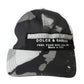 Black White Cotton Logo Baseball Hat Men