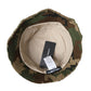 Green Camouflage Cotton Bucket Hat Men