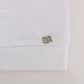 Elegant White Crewneck Cotton Sweater