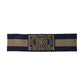 Black Gold Jacquard Viscose Head Band Hat Men